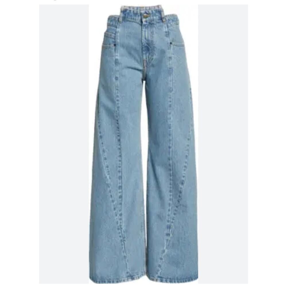 Maison Margiela Décortiqué Wide Leg Jeans - US Size 4 $895.00 retail price - Picture 2 of 10